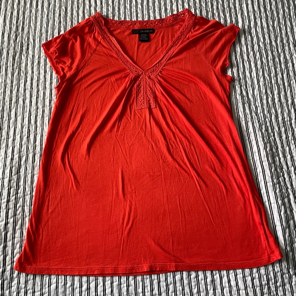 Calvin Klein Orange Top